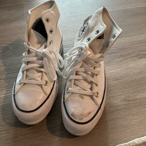 Platform converse high tops